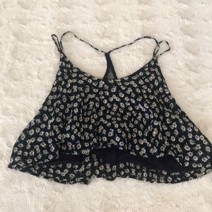 floral crop top